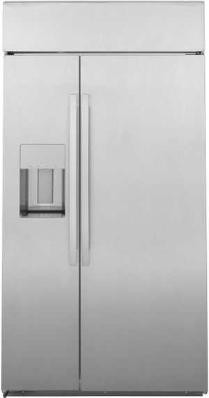 GE Profile 42 in. 24.5 Cu. Ft. Stainless Steel Built In Counter Depth Side-by-Side Refrigerator