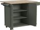 homestyles® Dolly Madison Green Drop Leaf Kitchen Cart-4