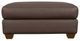 La-Z-Boy® Wilmette Cognac Leather Ottoman-1