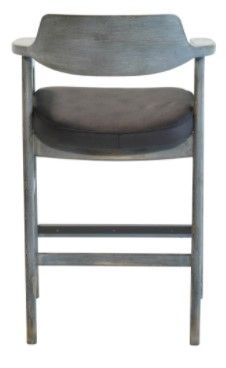 Nest Home Collections Wagner Black Faux Leather Bar Chair-2