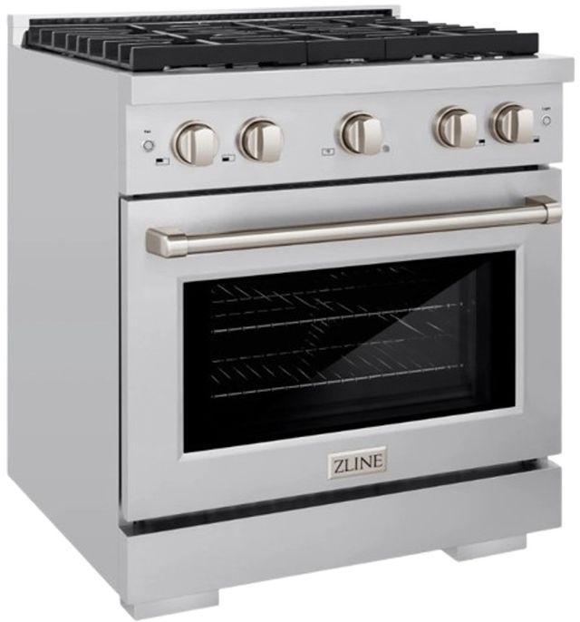 ZLINE 30" Stainless Steel Pro Style Gas Range-1