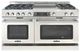 Capital Cooking™ Grand Chef 60" Stainless Steel Sealed Burner Pro Style Dual Fuel Range with 24" Griddle-0