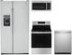GE® 4 Piece Stainless Steel Electric Kitchen Package-0