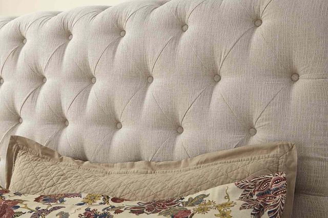 Signature Design by Ashley® Willenburg Linen California King Upholstered Sleigh Bed-1