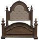Liberty Furniture Carlisle Court 4-Piece Chestnut/Sand Queen Upholstered Poster Bedroom Set-1