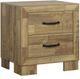 Monarch Specialties Inc. Warm Medium Oak Nightstand-0