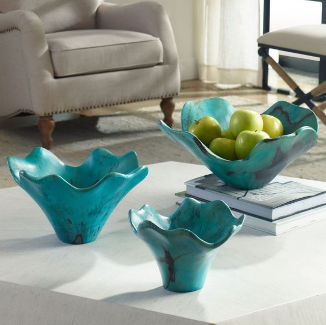 Uttermost® Teo 3-Piece Blue Wall Decor Set-2