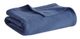 Olliix by Madison Park Freshspun Basketweave Navy Twin Cotton Blanket-0
