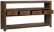 Classic Home Mattai Natural 4-Drawer Console Table-2