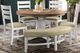 Elements International Park Creek 6-Piece Natural/White Standard Height Dining Set-0