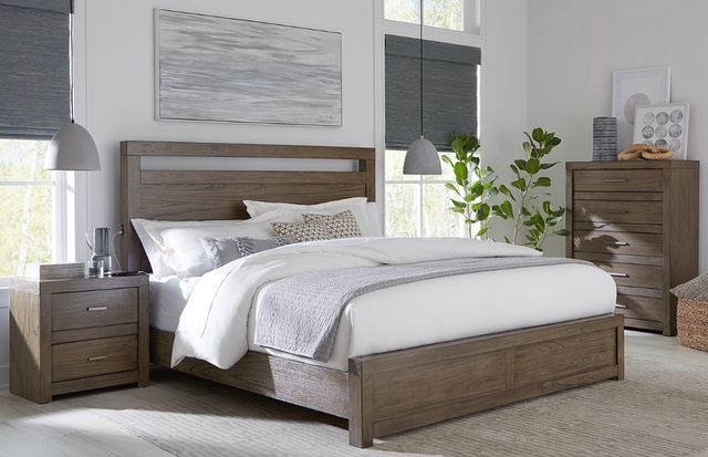 aspenhome® Modern Loft Graystone 5-Drawer Chest-1