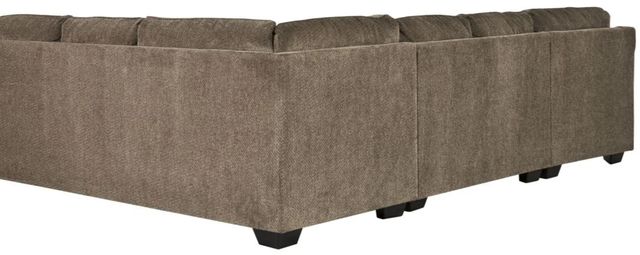 Benchcraft® Graftin 3-Piece Teak Sectional with Chaise-1