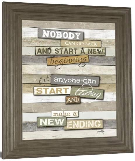 Classy Art New Ending by Marla Rae 26" Wall Art-1