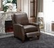 BarcaLounger® Melrose Ashford Walnut Leather Manual Recliner-3