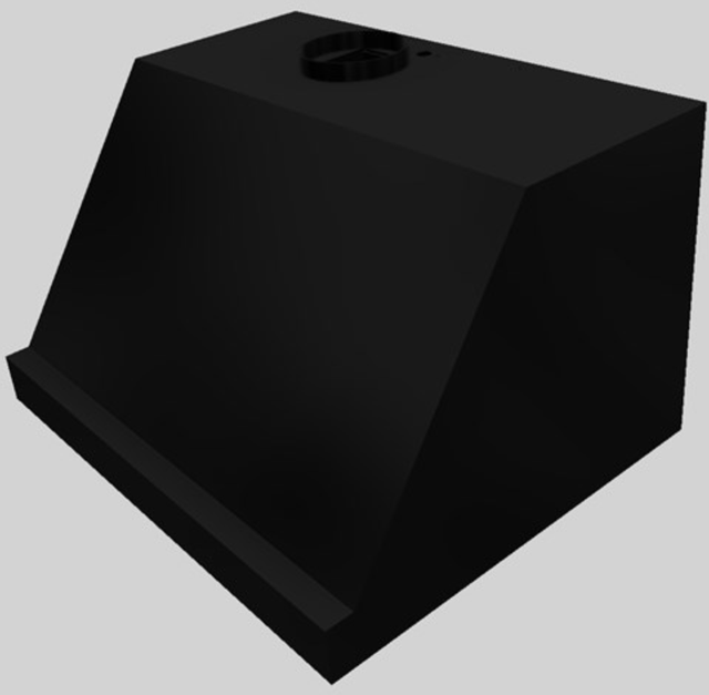 Vent-A-Hood® 30" Wall Mounted Range Hood-Black-1
