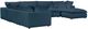 TOV Furniture Cali 7-Piece Navy Modular Sectional and Large Chaise-4
