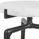 Uttermost® Tobias Antiqued Dark Bronze/White Marble Slab Drink Table-5
