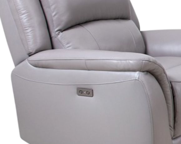 American Wholesale Furniture Madras Stone Power Recliner-1