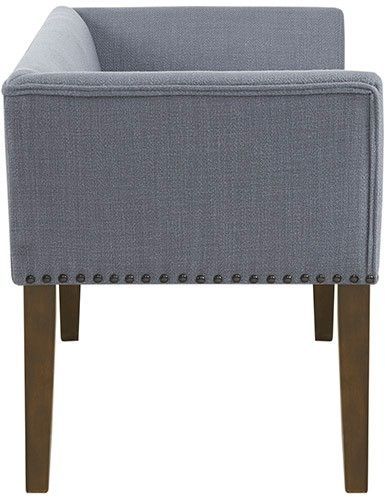 Olliix by Madison Park Blue Welburn Accent Bench-1