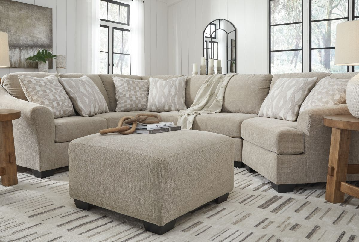 Brogan Bay Oversized Accent Ottoman - Cork Brogan Bay Oversized Accent Ottoman - Cork