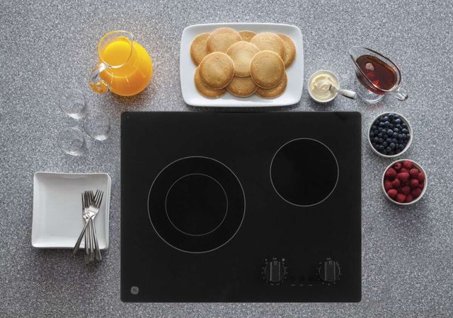 GE Profile™ 22" Black Electric Radiant Cooktop-3