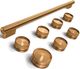 KitchenAid® 36" Bronze Commercial-Style Dual Fuel Range Handle and Knob Kit-0