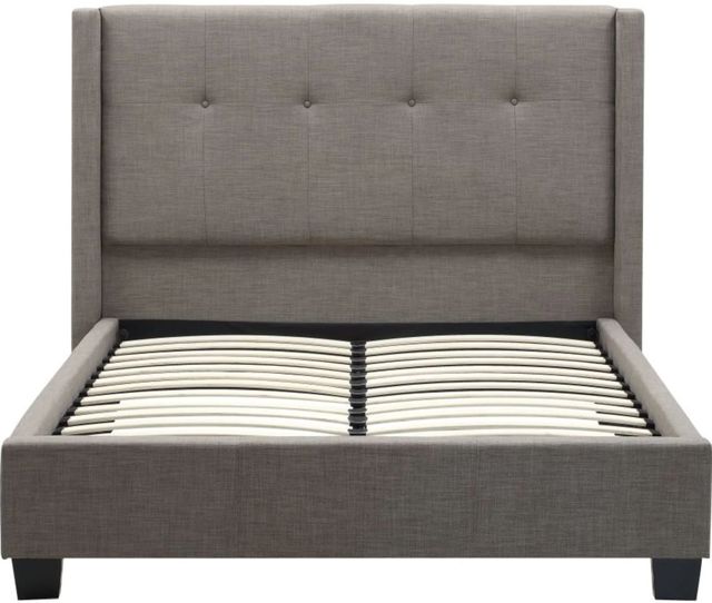 Modus Furniture Geneva Madeleine Dolphin Queen Wingback Upholstered Platform Storage Bed-2