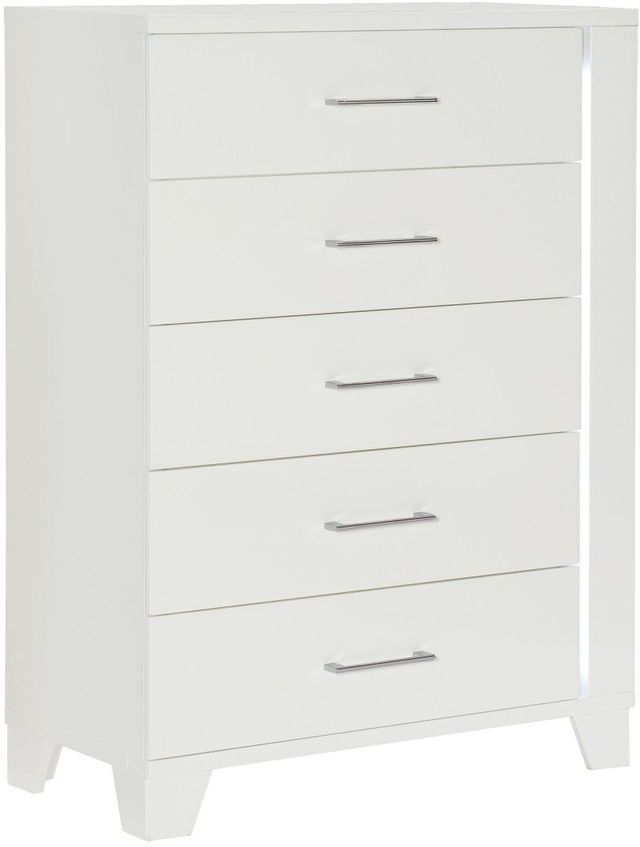 Mazin Furniture Kerren White Chest-1