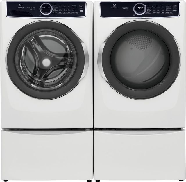 Electrolux® White Front Load Washer & Gas Dryer Laundry Pair-4