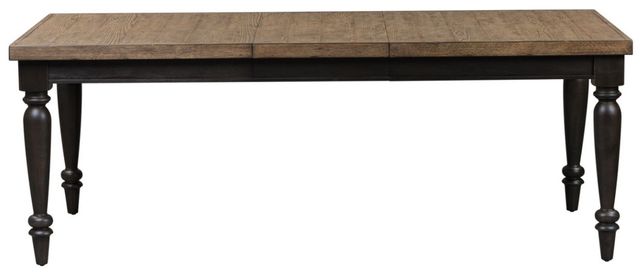 Liberty Furniture Harvest Home 6-Piece Barley Brown/Chalkboard Rectangular Table Set-2