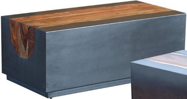 Jaipur Furniture Refferty Brownstone Rectangular Coffee Table-0