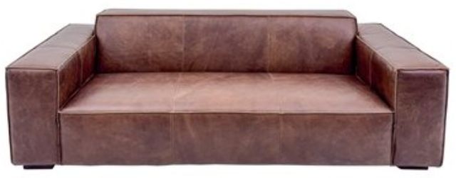 YHD Cameron Chestnut Brown Leather Sofa-4