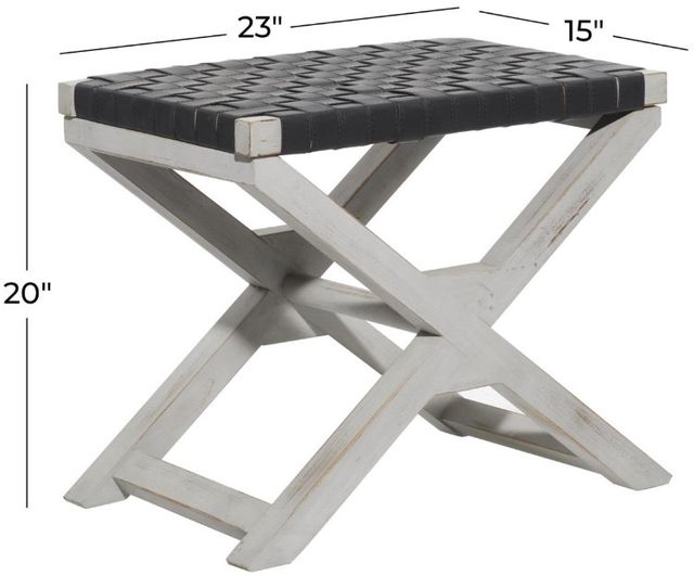 Deco Marche Black 15" Stool-2