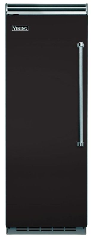Viking® 5 Series 30 in. 17.8 Cu. Ft. Cast Black Left Hinge All Refrigerator