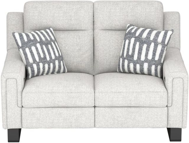 Emerald Home Teagan Cream Dual Power Loveseat-3