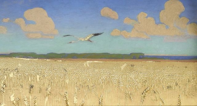 Stylecraft Wheat Field Wall Art-1