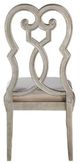 ACME Furniture Esteban 2-Piece Antique Champagne/Ivory Side Chair Set-3