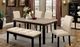 Furniture of America® Dodson 2-Piece Beige/Black Dining Side Chair Set-2