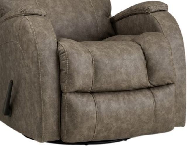 HomeStretch Zena Taupe Manual Swivel Glider Recliner-2