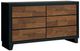 Benchcraft® Kraeburn Black/Brown Dresser-0