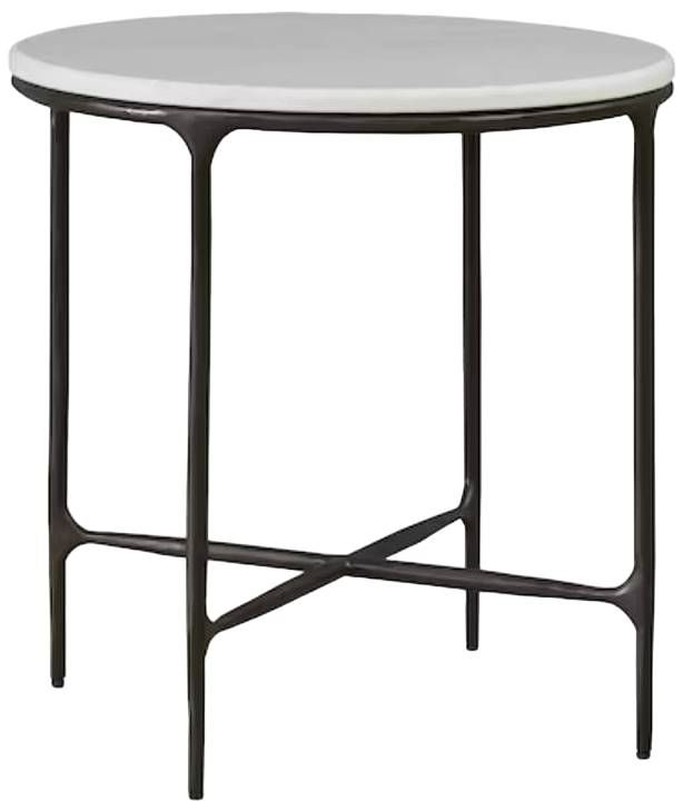 Bassett® Furniture Keswick Black Round End Table-0