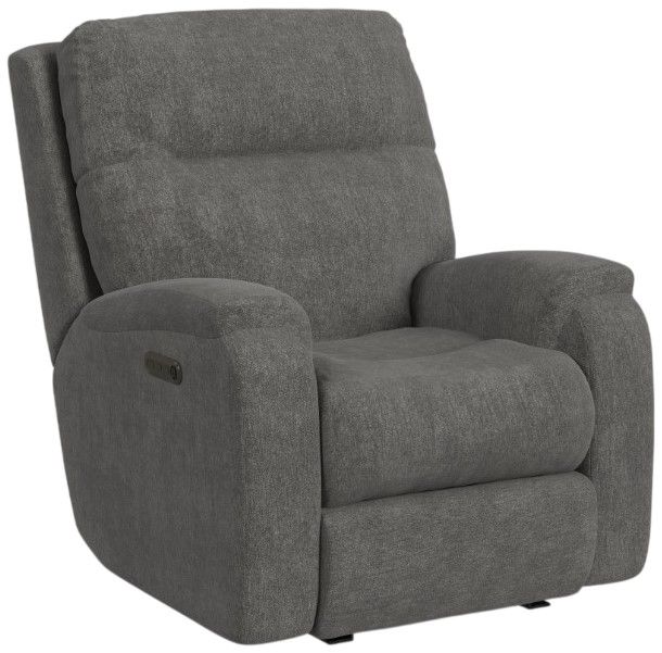 Flexsteel® Customizable Penn Power Rocking Recliner with Power Headrests and Lumbar-0