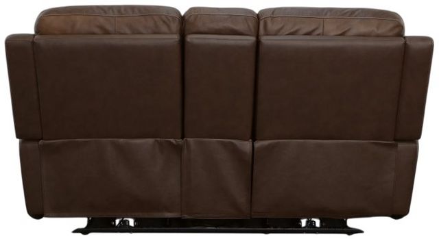 Flexsteel® Henry Dark Brown Power Reclining Loveseat with Console and Power Headrests and Lumbar-3