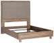 Michael Amini® Hudson Ferry Driftwood/Slate Gray Queen Upholstered Panel Bed-1