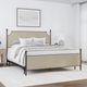 HH2 Home McArthur Beige/Bronze King Panel Bed-4