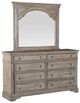 Steve Silver Co. Highland Park 4-Piece Tan Queen Panel Bedroom Set-2