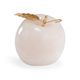 Chelsea House Elizabeth Wicker White Marble/Antique Gold Leaf Apple-0