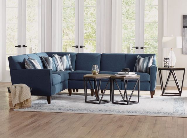 Flexsteel® Digby 2-Piece Blue Sectional Set-0
