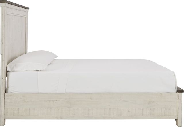 Benchcraft® Brewgan Two-Tone King Panel Storage Bed-3