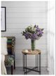 A & B Home Blue 34'' Faux Hydrangea-4